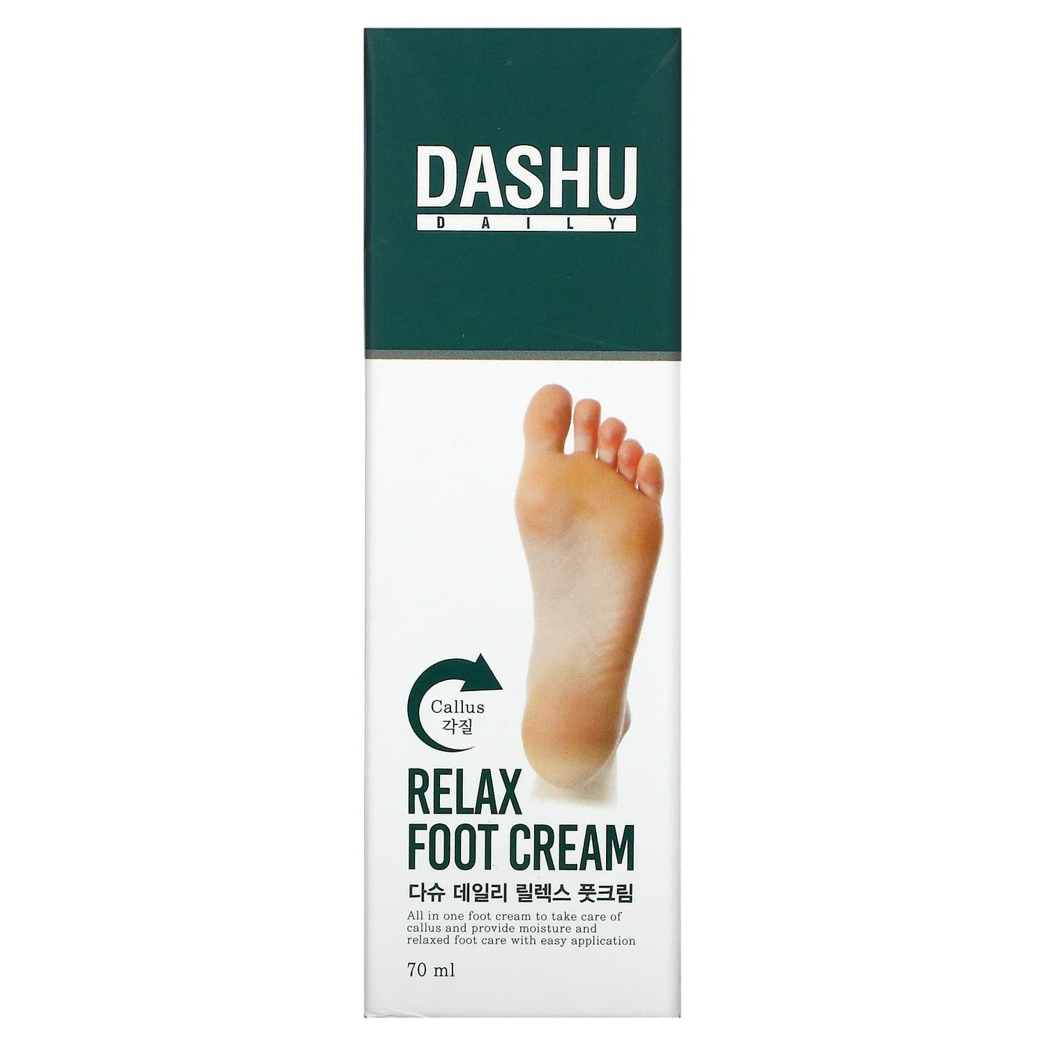 

Крем для ног Dashu Daily Relax, 70 мл, Зеленый, Крем для ног Dashu Daily Relax, 70 мл