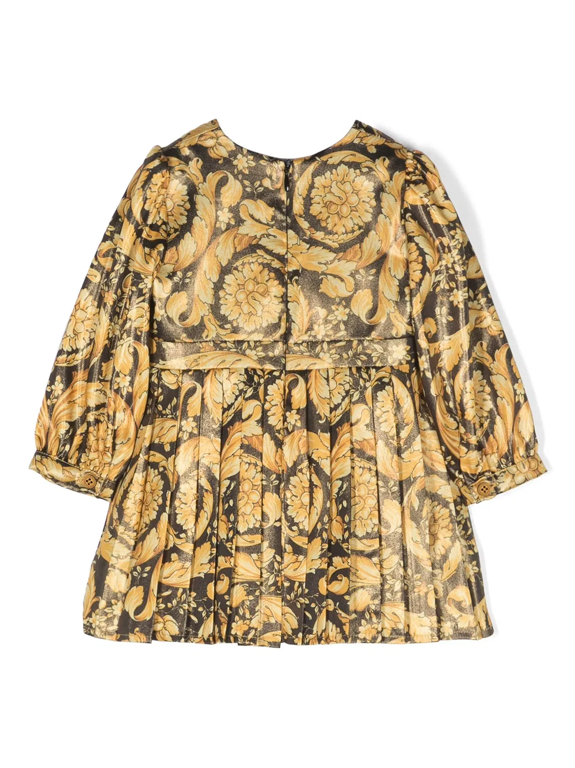 Versace Home Миди-платье Barocco золотое — фото 3
