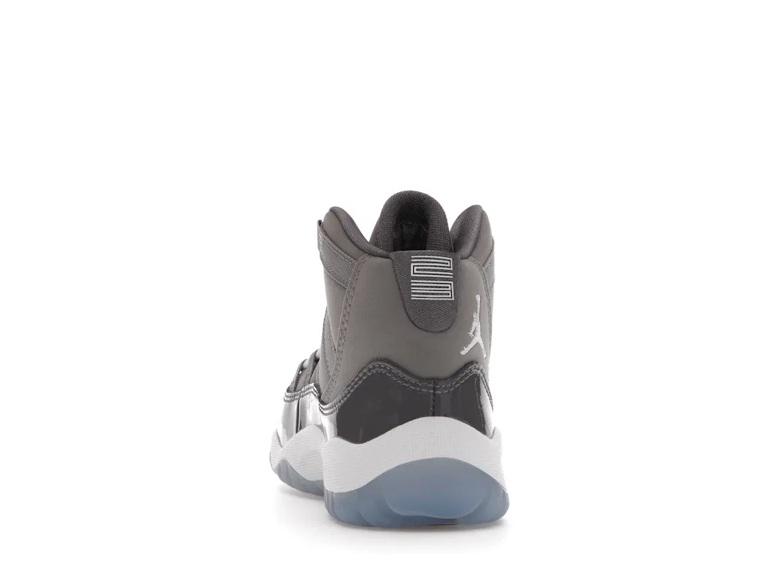 Детские кроссовки для мальчиков с верхом из нубука Jordan 11 Retro Jordan, Medium Grey/Multi-Color/Multi-Color — фото 4