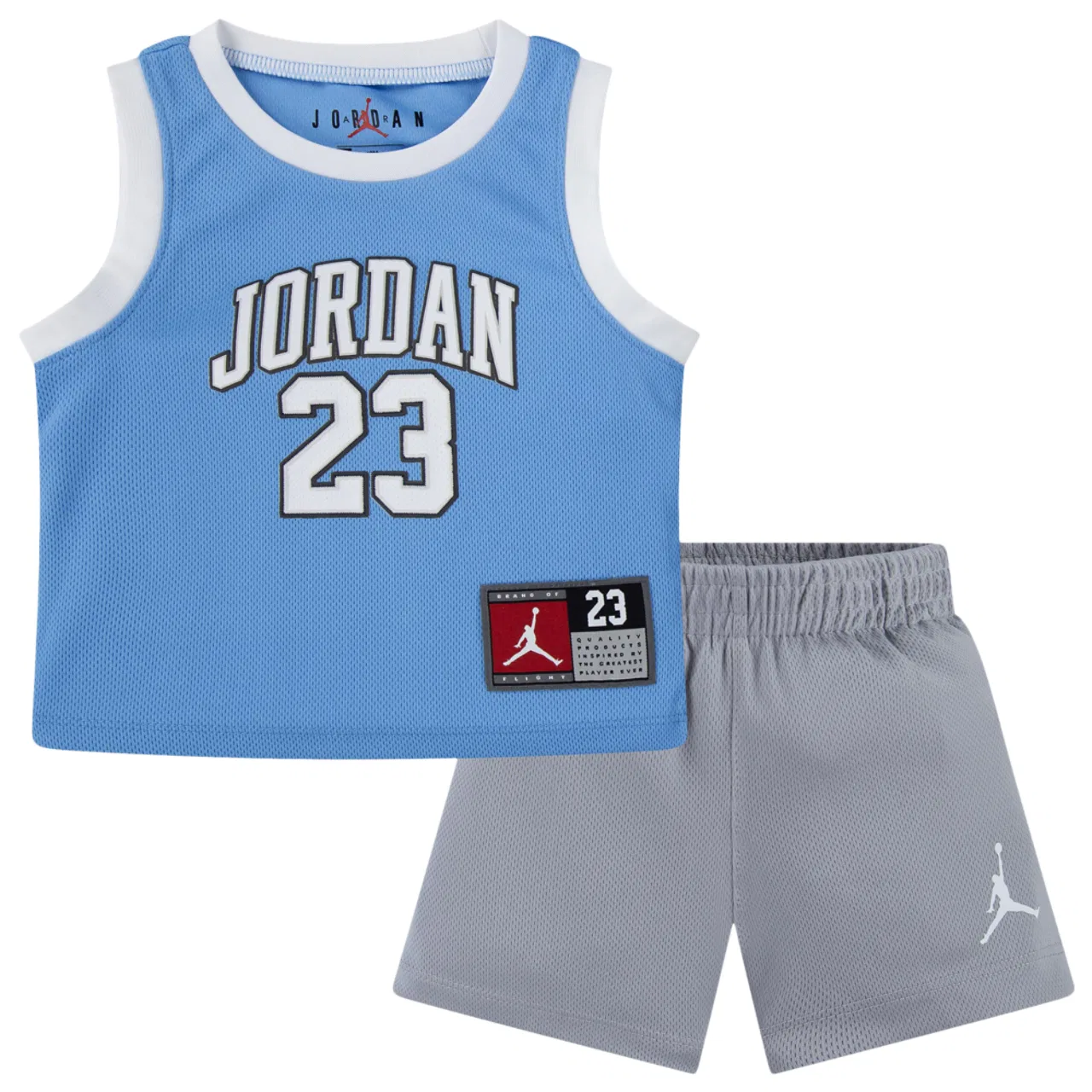 Детский комплект из джерси Jordan 23, цвет Carolina/Grey
