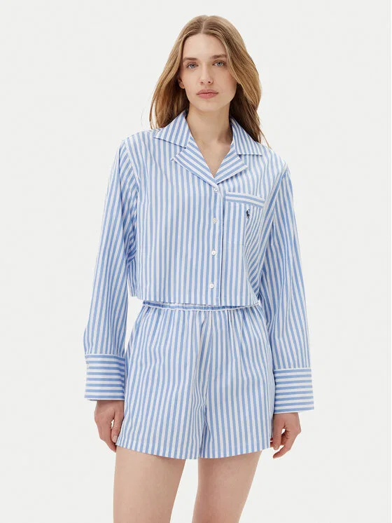 Пижама relaxed fit Polo Ralph Lauren, синий