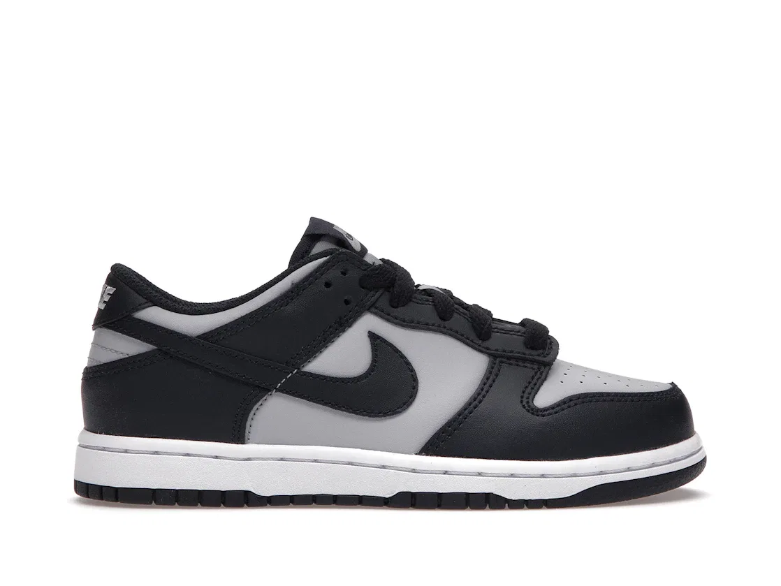 Детские кроссовки для мальчиков с низким верхом Nike Dunk Low Nike, Midnight Navy Grey-White