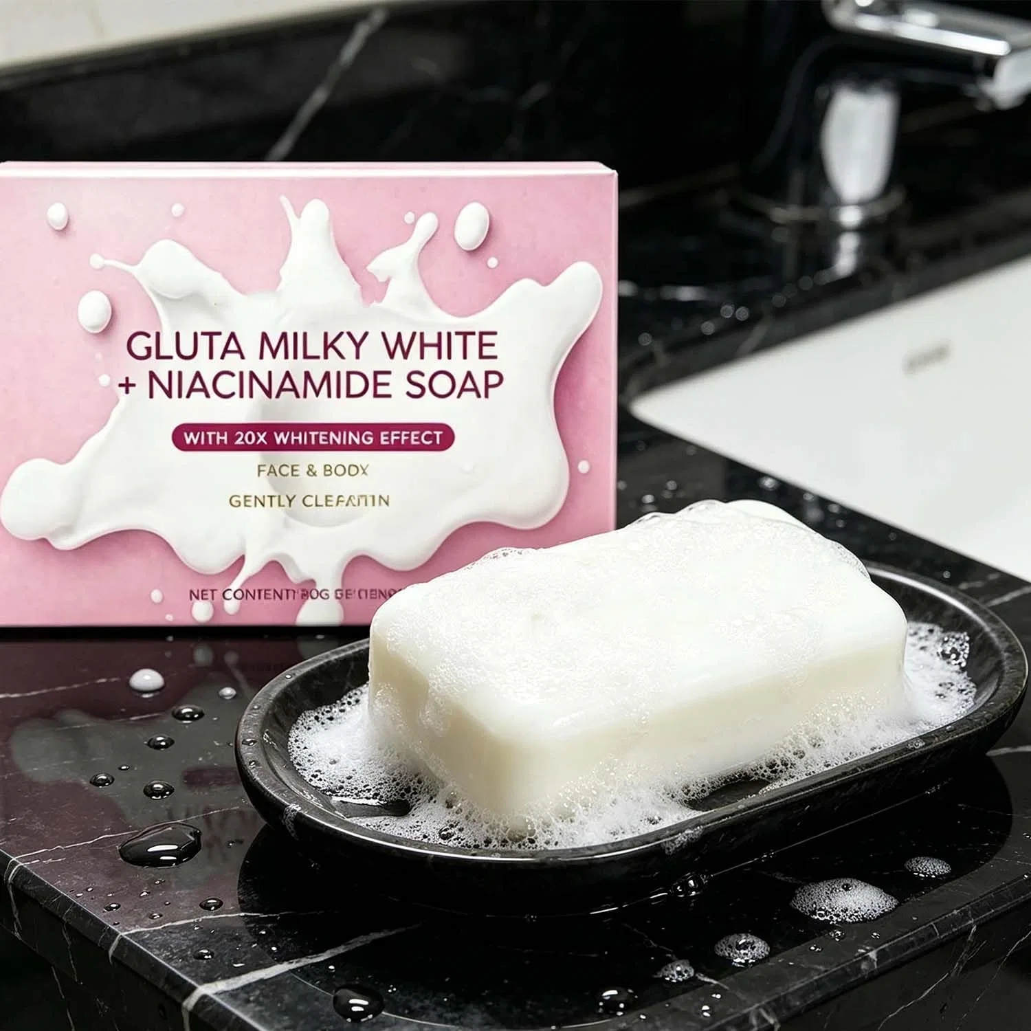 Мыло Gluta Milky White Niacinamide, ToatlHeal, 100 г, 5 — фото 4