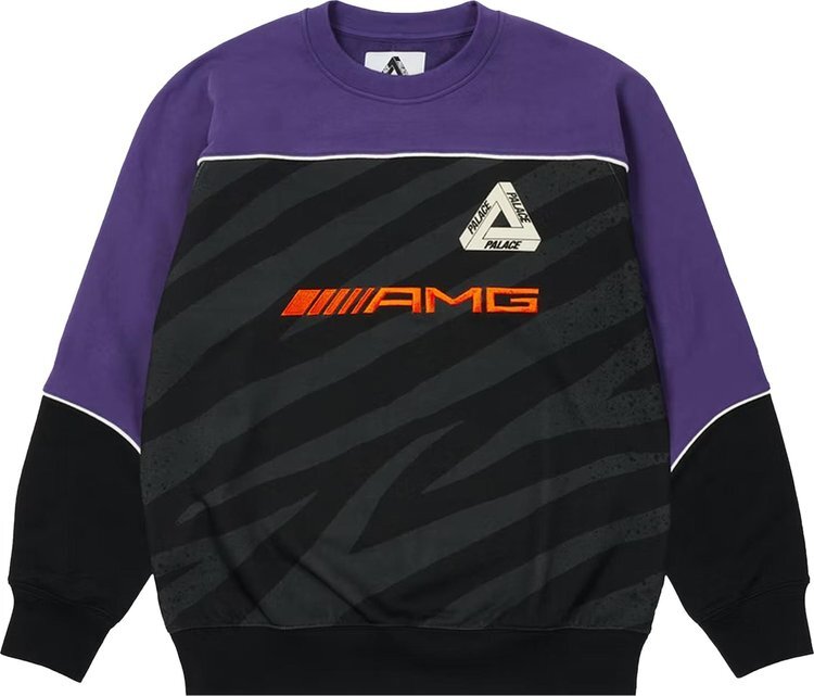 

Толстовка Palace x AMG Technical Crew 'Black', черный