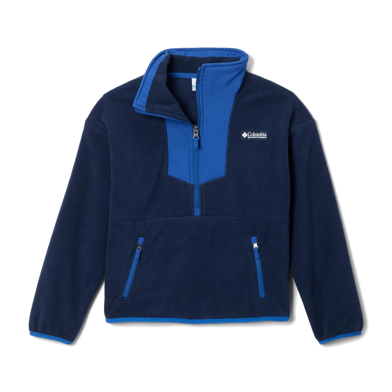 Детское флисовое худи Columbia Sequoia Grove Half Zip, Dunkelblau — фото 3
