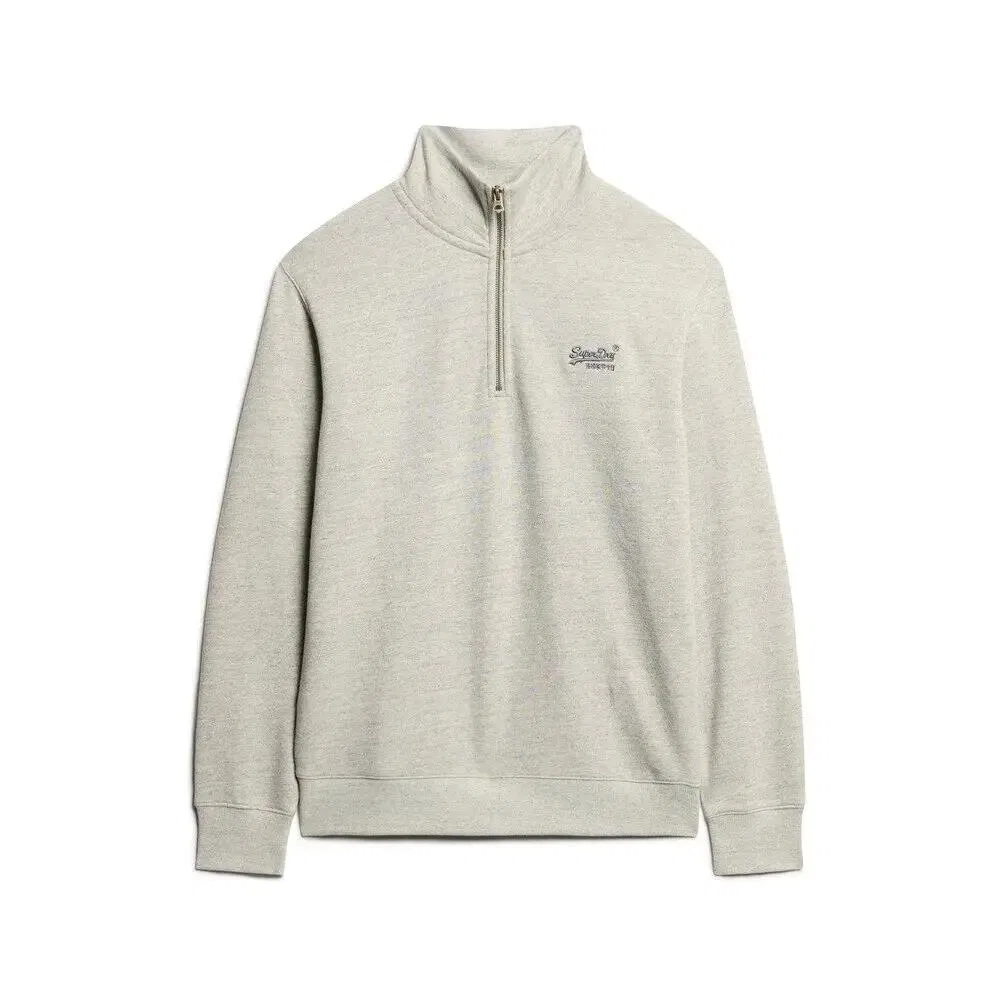Мужское худи с длинным рукавом Essential Logo Henley Superdry, Grau