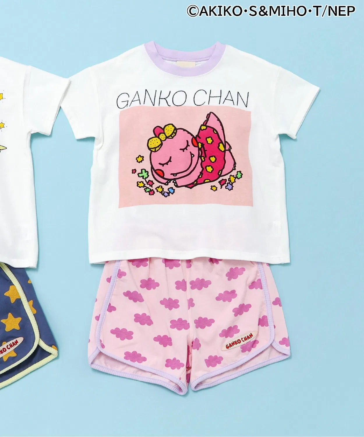 BREEZE Детская пижама с принтом Ganko-chan Pink