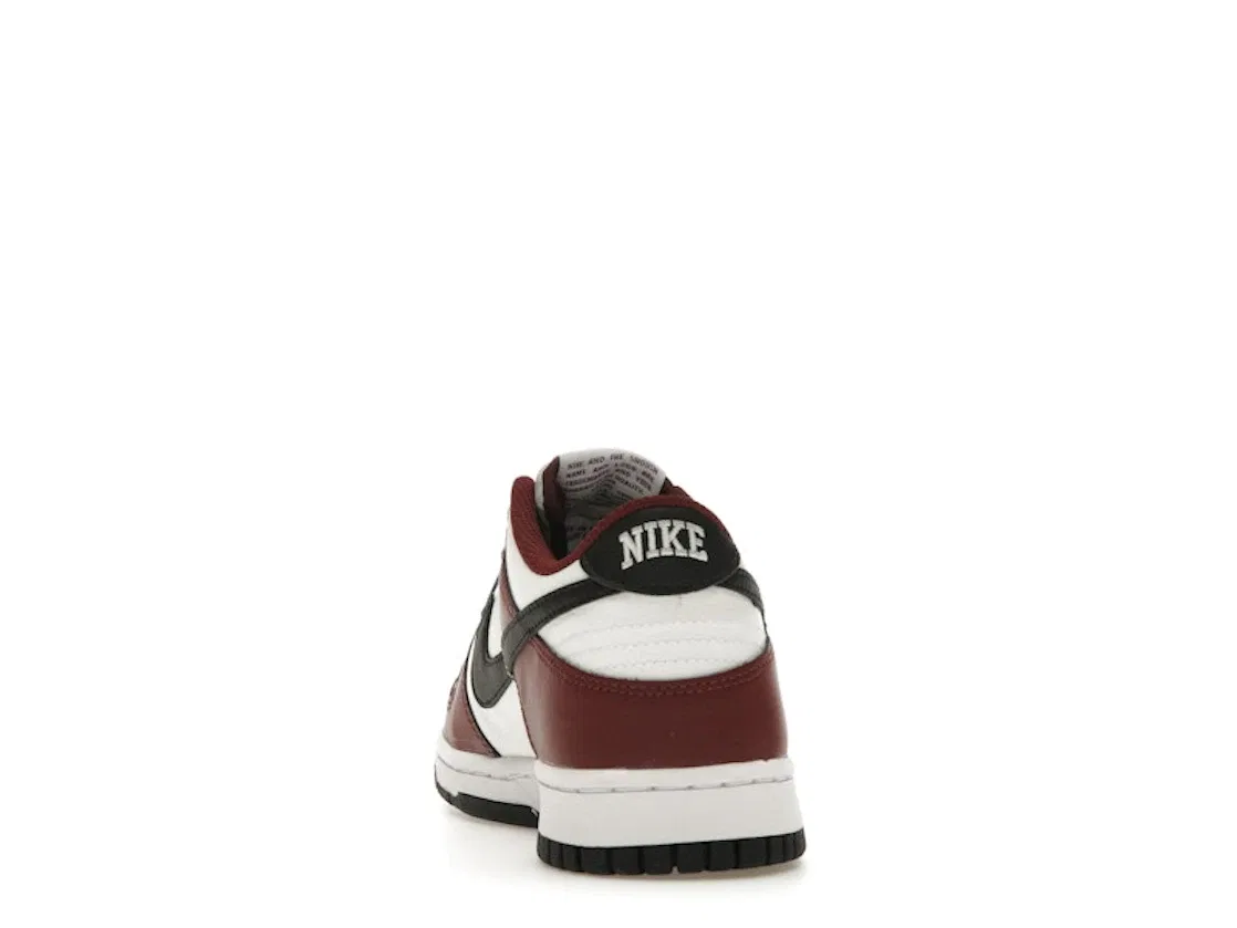 Детские кроссовки для повседневной носки Nike Dunk Low Nike, Dark Team Red/Black/Summit White/White — фото 4