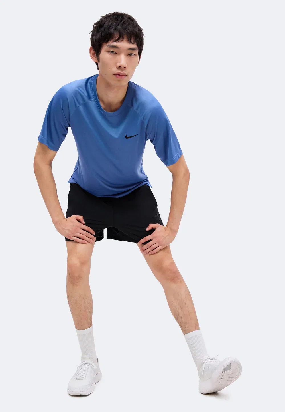 Flex - спортивная футболка Nike Performance, Indigo Storm/Black — фото 4