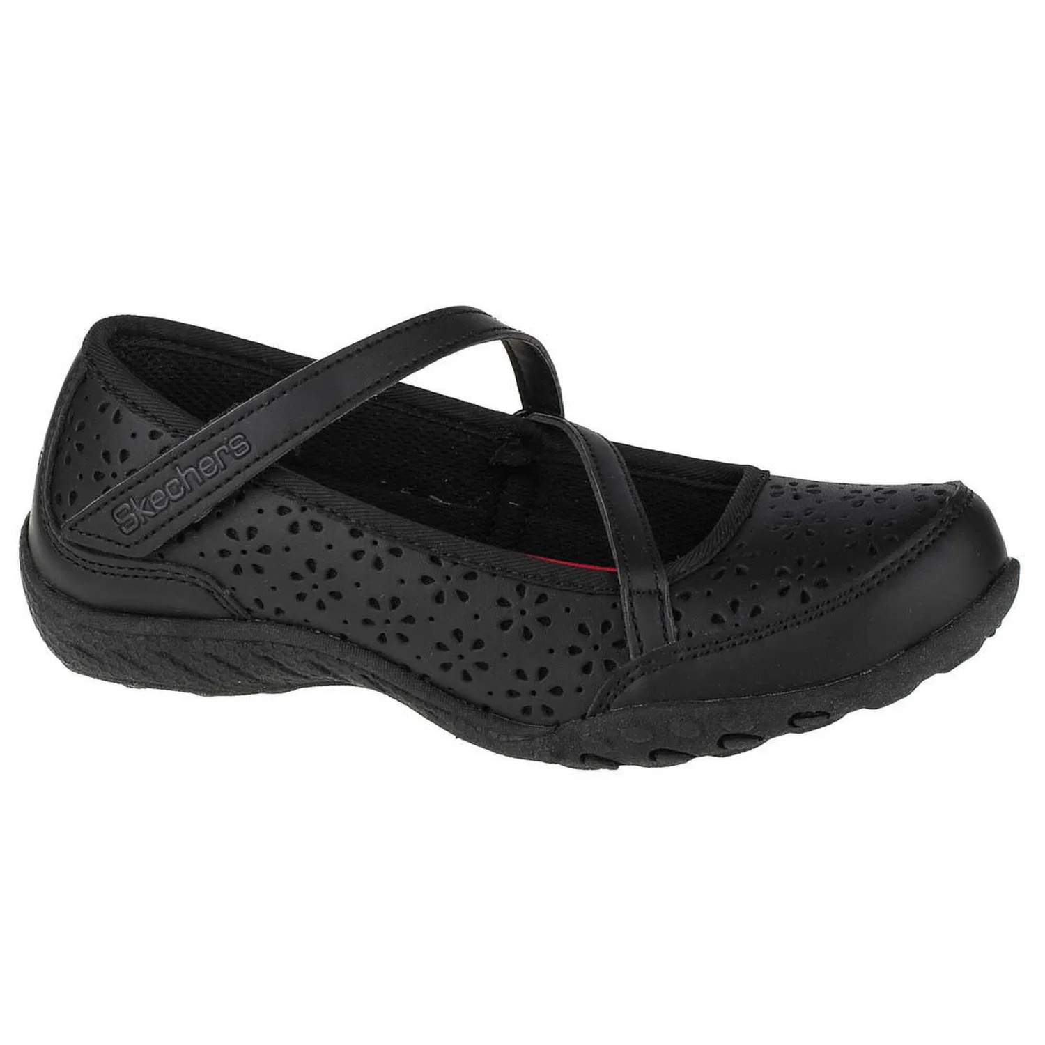 Детские спортивные кроссовки для девочек Breathe Easy Playground Popp Skechers, Schwarz