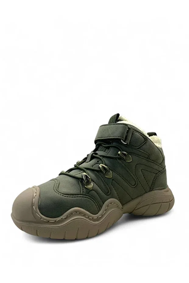 Детские ботинки для девочек ортопедические Fk25-2090 fillet orthopedic boots Pepino, Haki — фото 3