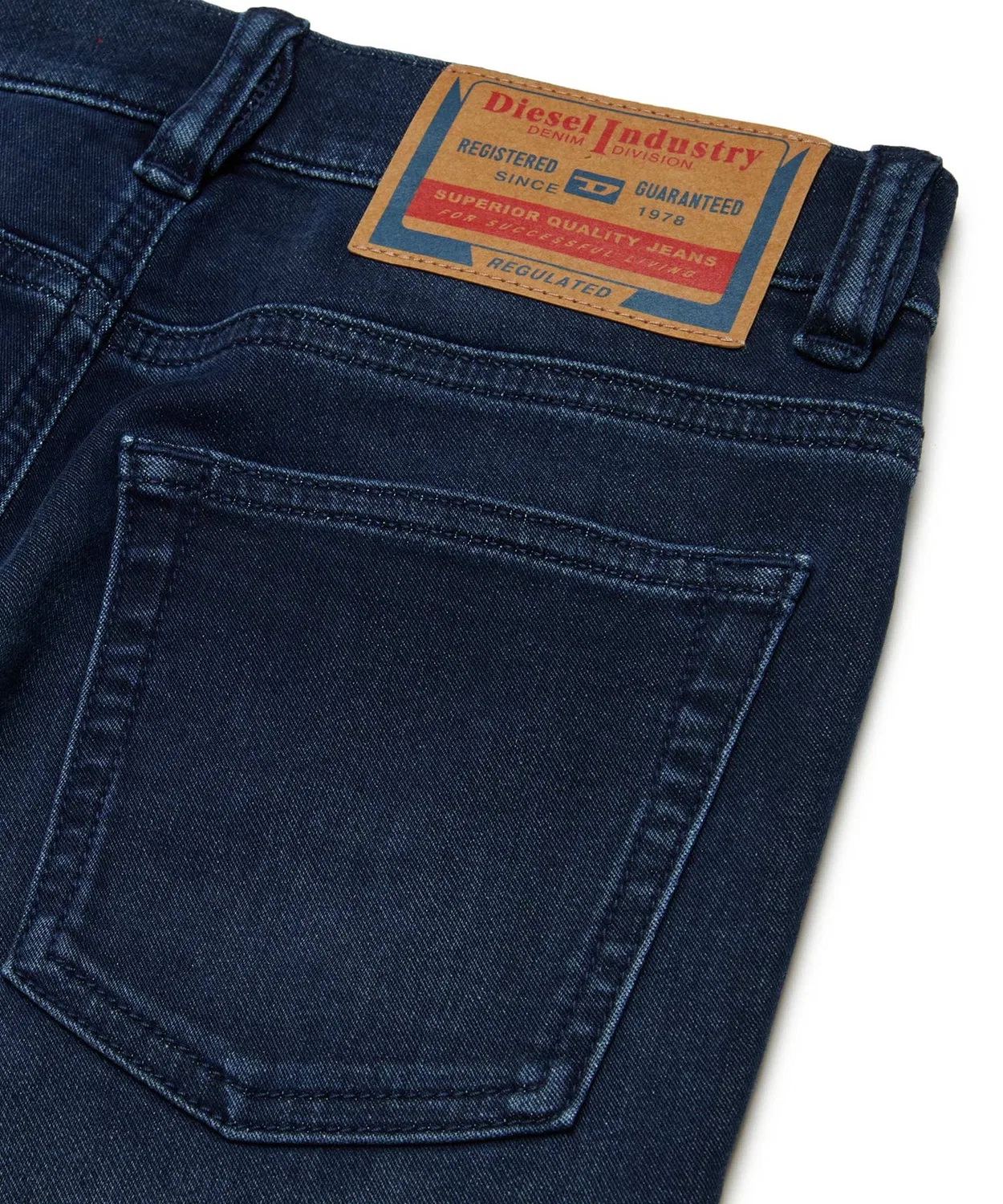 Детские джинсы прямого кроя DIESEL KIDS, Indigo Blue — фото 4