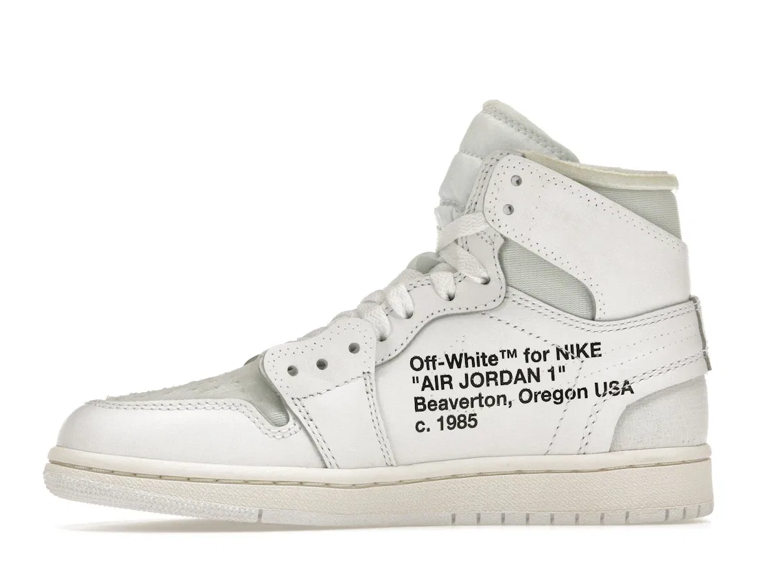 Детские кроссовки Lifestyle с деконструированным дизайном Jordan 1 Retro High Jordan, White/White — фото 3