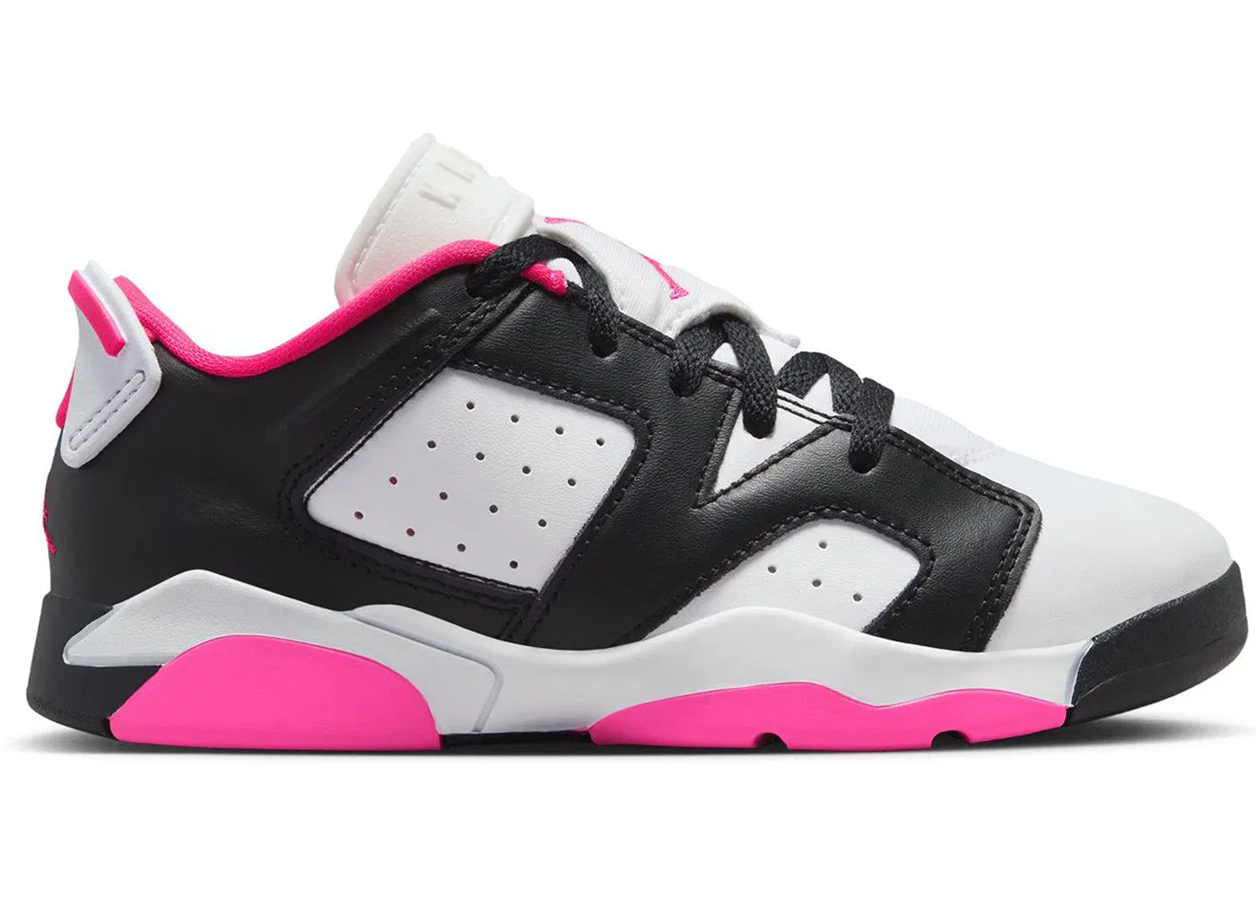 Детские кроссовки Lifestyle Jordan 6 Retro Low Jordan, Black/Fierce Pink/White