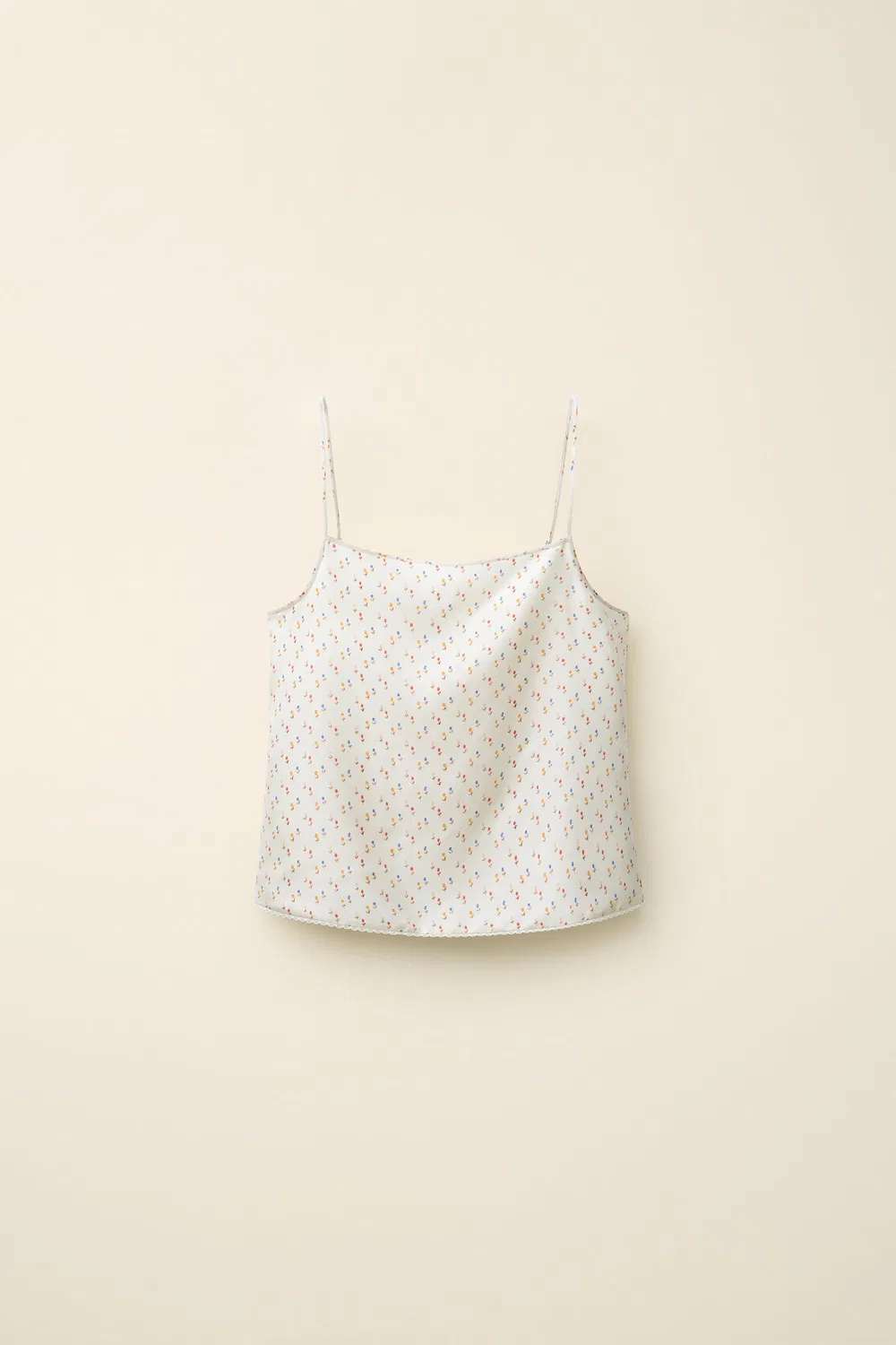 Топ из 100% шелка, созданный в сотрудничестве Caramel London и Zara, Printed — фото 4