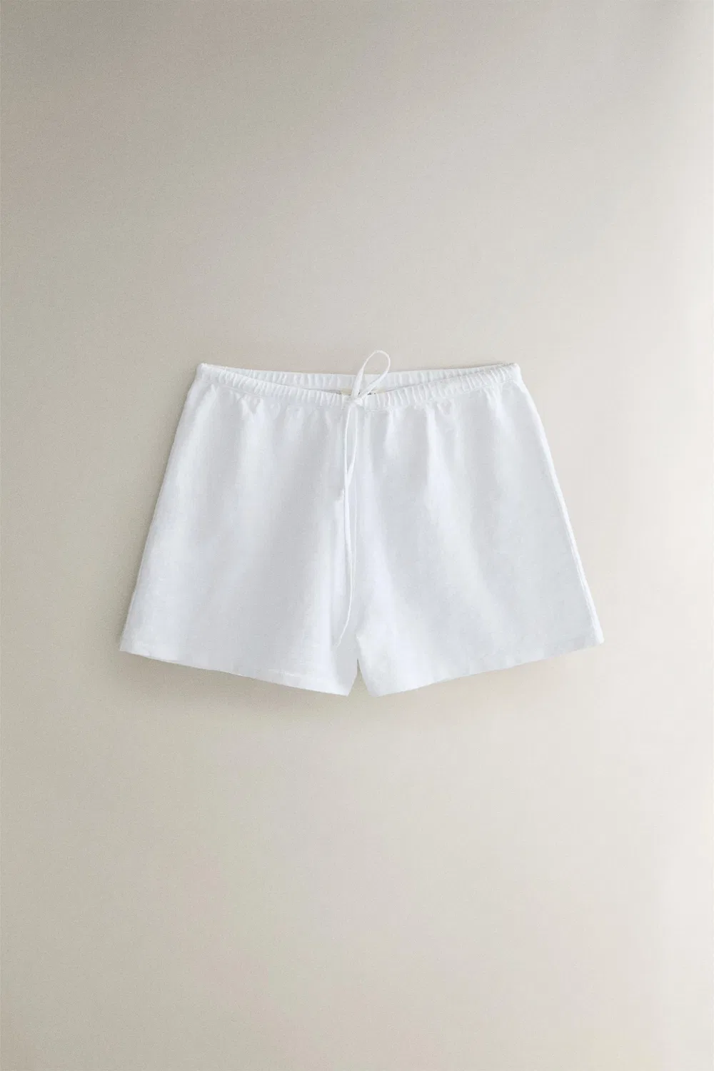Хлопковые шорты ZARA, White