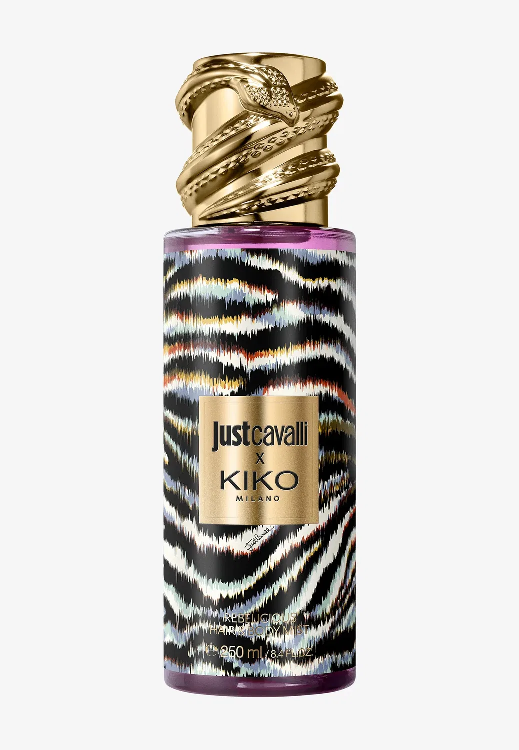 Ароматический спрей для тела Just Cavalli x Rebelicious Kiko Milano, 02 Rebelicious, 250 мл — фото 2