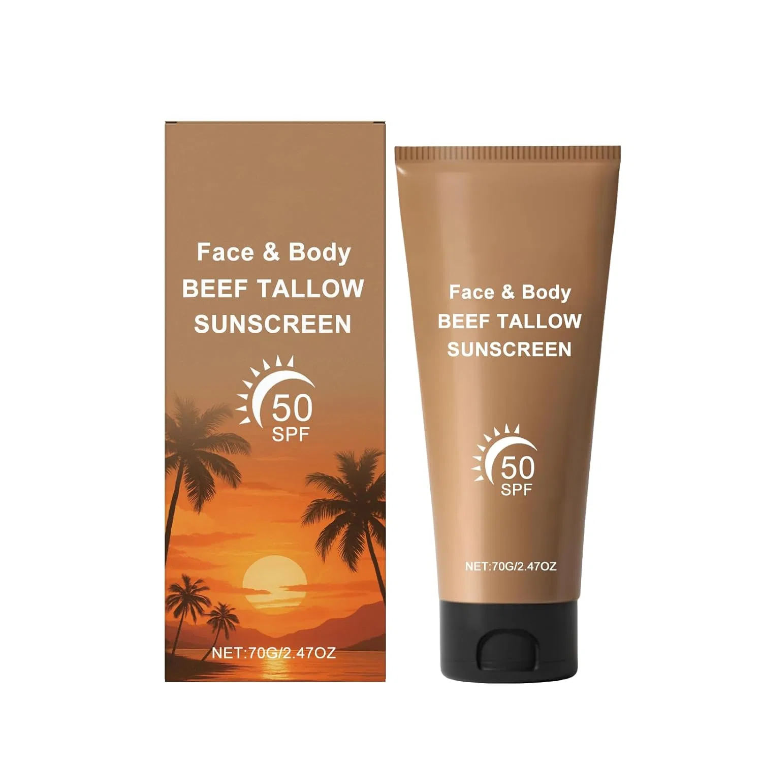 Солнцезащитный крем для лица и тела, SPF 50, Rubu22a, 50 г