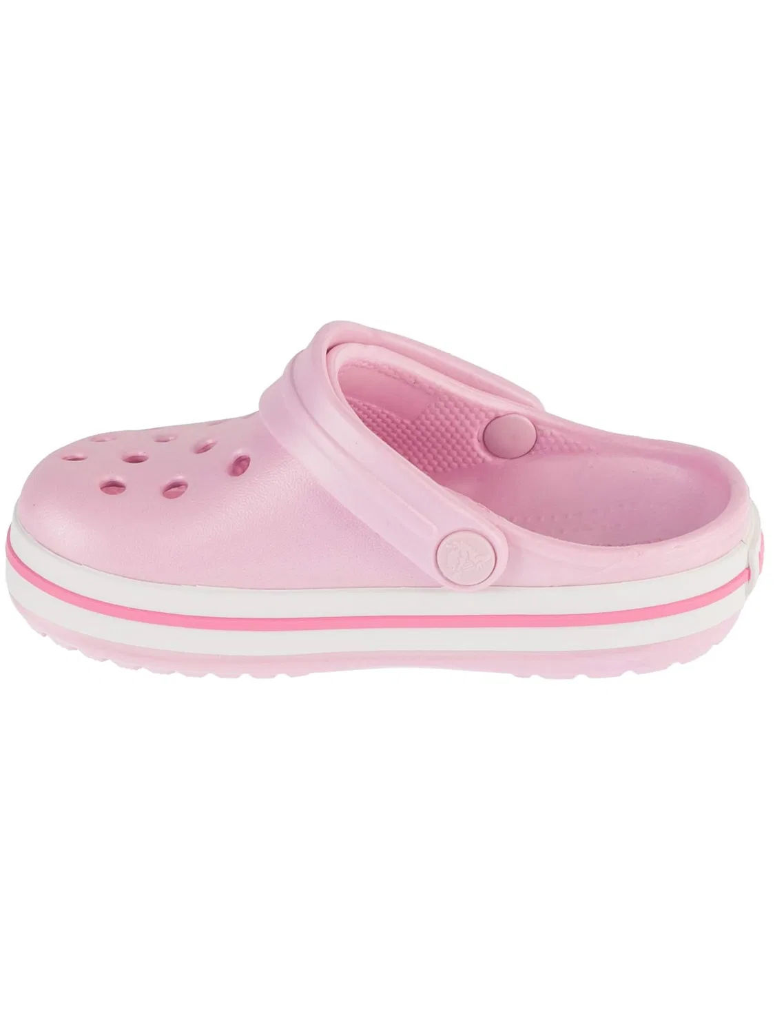Сандалии Crocs Crocband Clog K розового цвета — фото 2