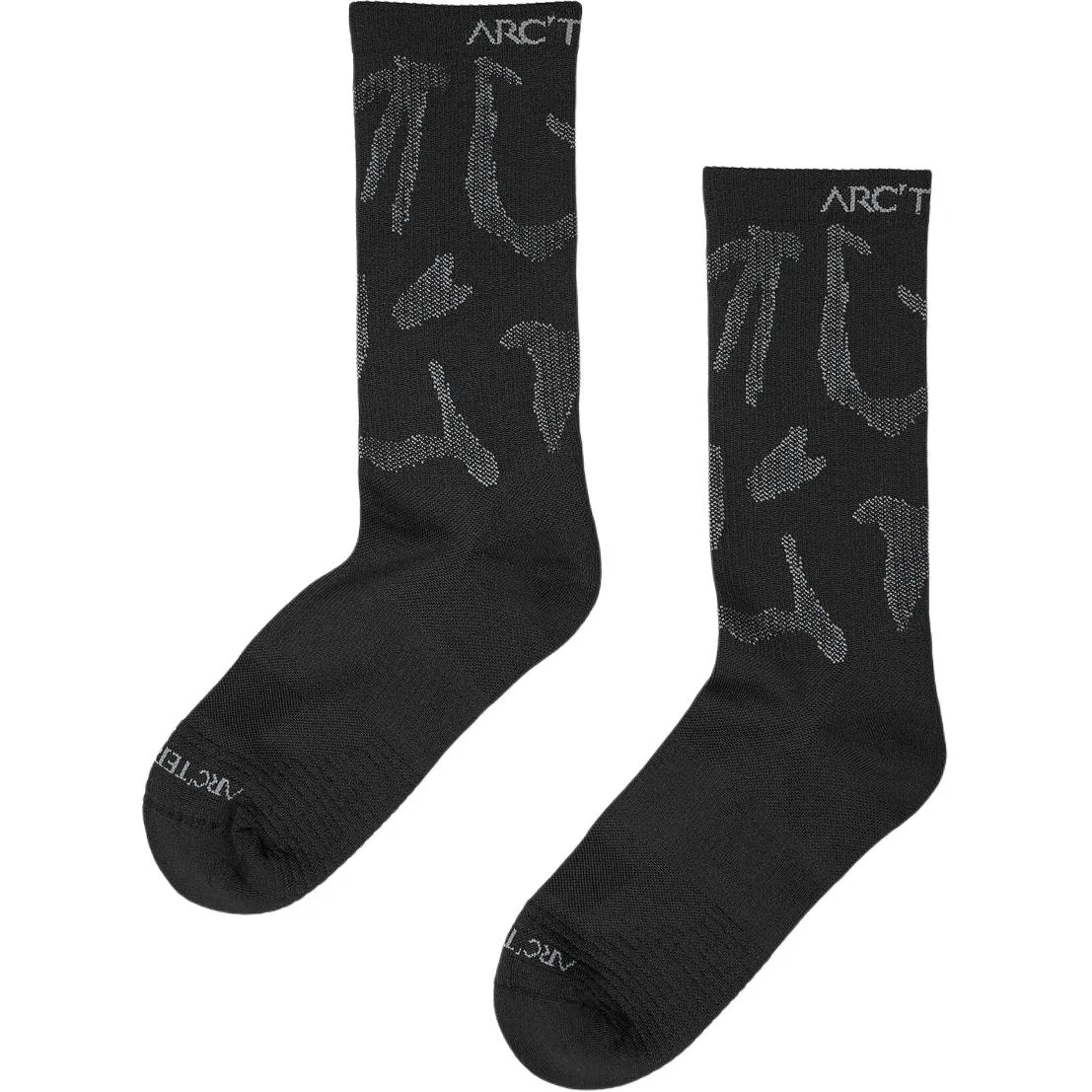 Носки мужские/женские с длинным голенищем Arc'teryx, Black/Graphite