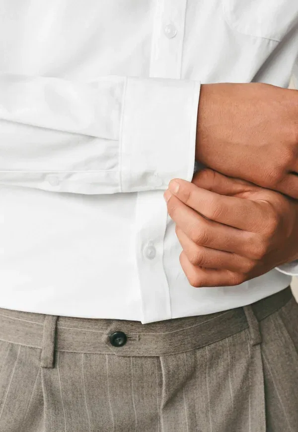 Рубашка хлопковая Shirt Next white poplin, белый