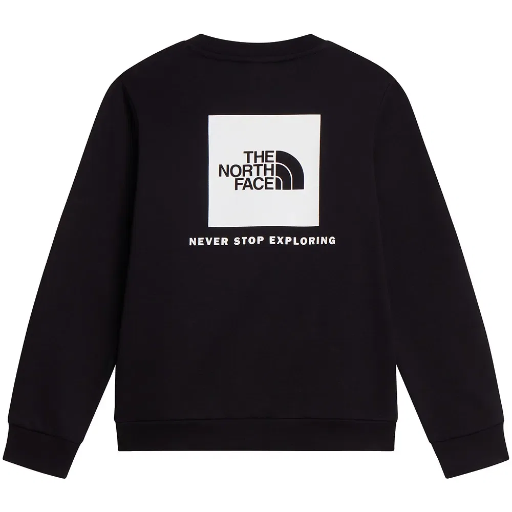 Детский свитшот для девочек с принтом Evolution Box NSE The north face, Black — фото 4
