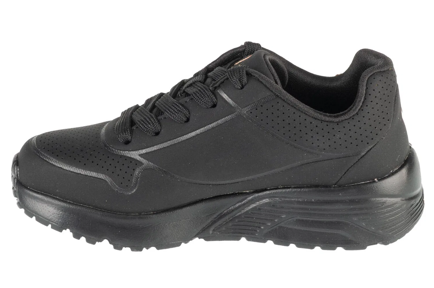 Детские кроссовки для девочек с принтом Skechers Street UNO LITE METALLIC LOVE Skechers, Schwarz — фото 2