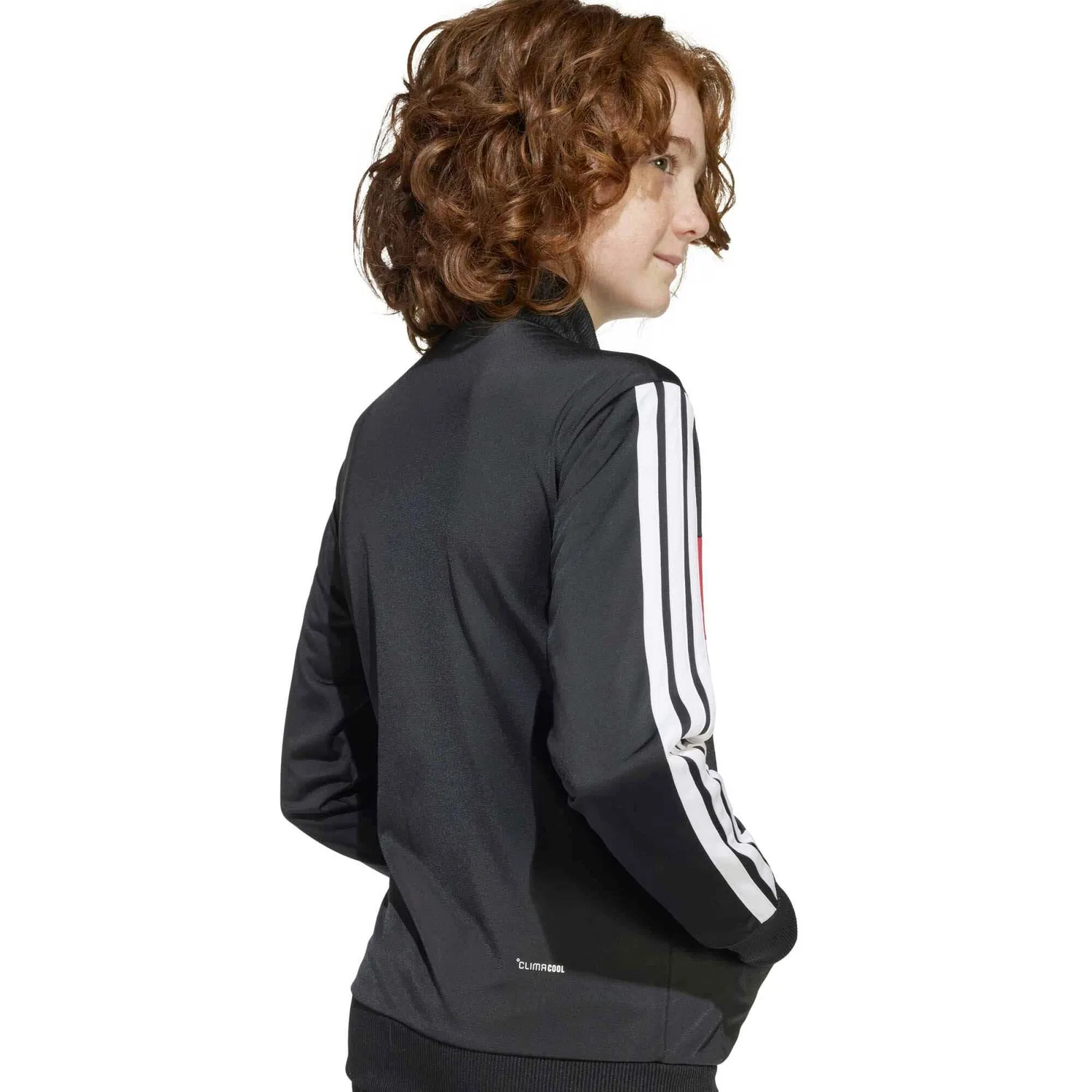Детский спортивный костюм с принтом 3S Tiberio Track Suit Adidas, Schwarz — фото 4