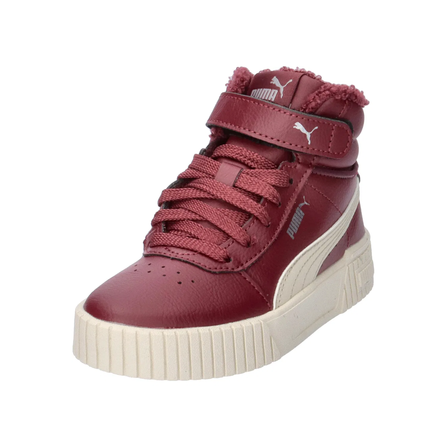 Детские кроссовки с полувысоким верхом Carina 2.0 Mid WTR PS Puma, Rot — фото 4