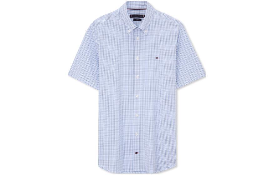 

Мужская рубашка Tommy Hilfiger, цвет BLU-WHITE 0MS
