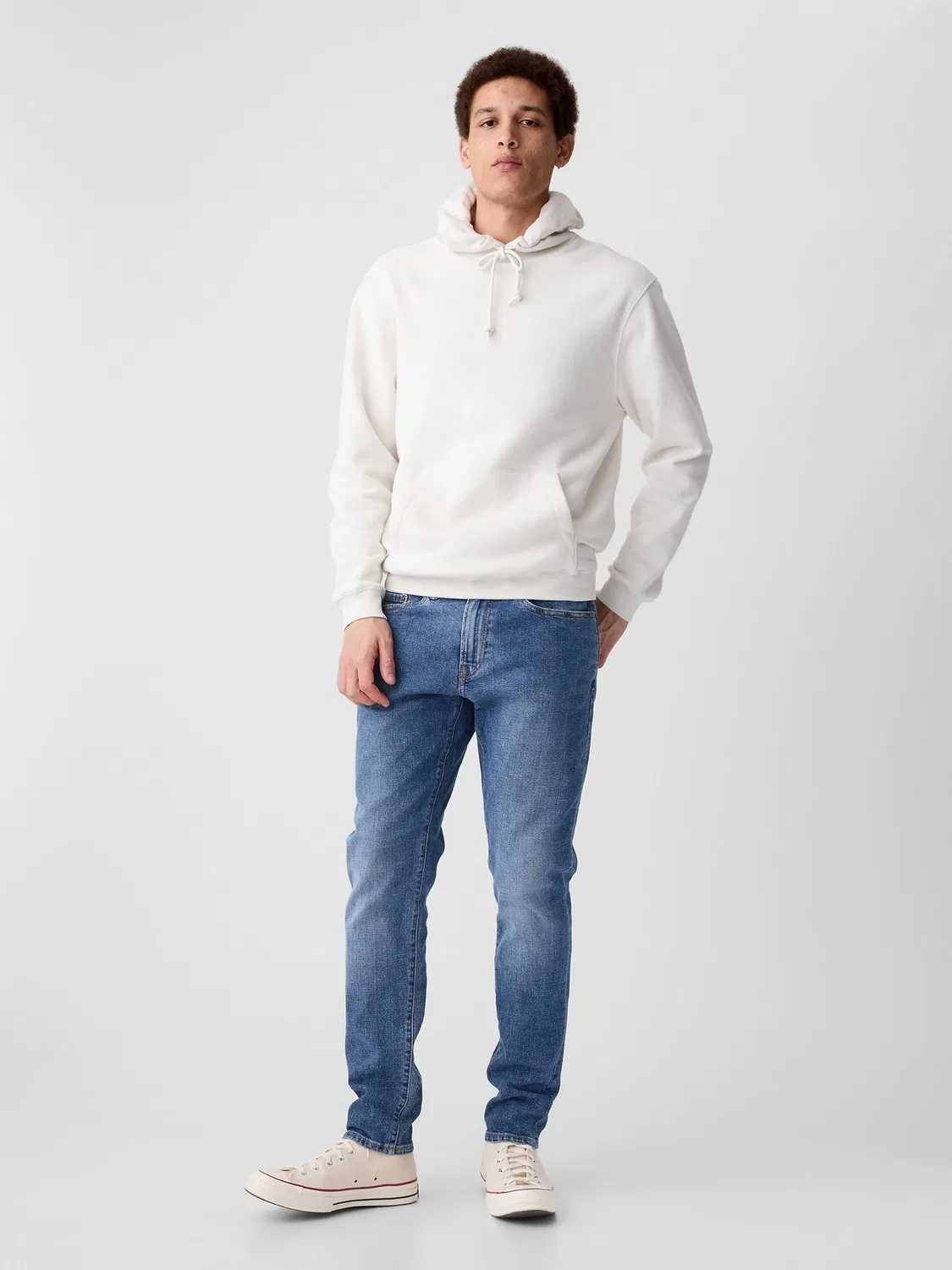 Джинсы зауженные Slim Fit Comfort Stretch Tapered Gap, синий