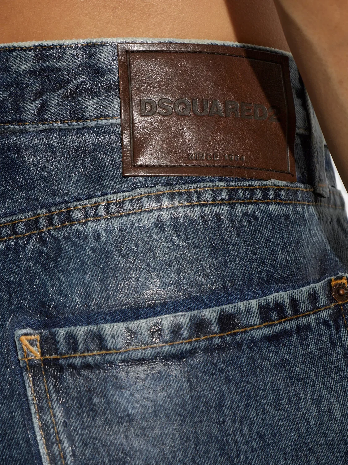 Джинсы Loose Twst синие DSQUARED2, синий — фото 2