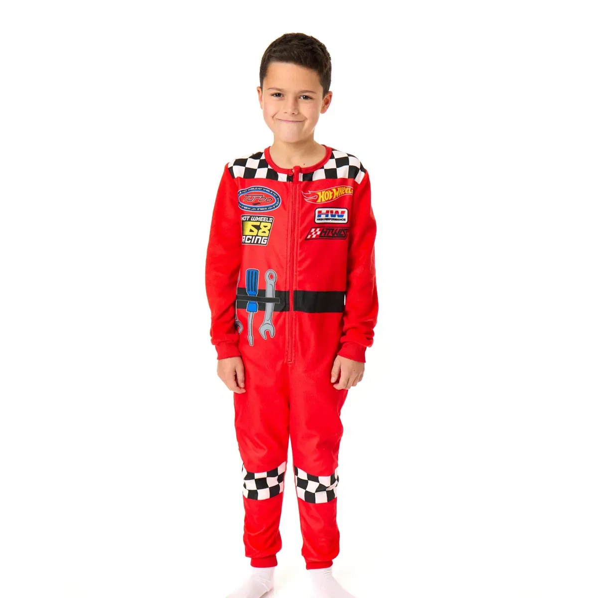 Детский комбинезон для мальчиков Pit Crew Style Hot Wheels, Red