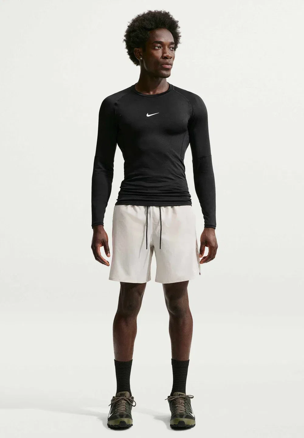 M nk df unlimited wvn 7in ul - спортивные шорты Nike Performance, Lt Orewood Brn/Black/(Lt Orewood Brn) — фото 2