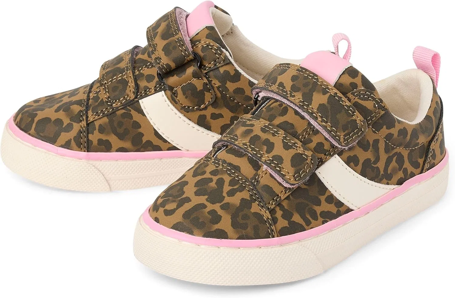 Детские кеды для девочек Casual Low Top Sneaker The Children's Place, Leopard — фото 4
