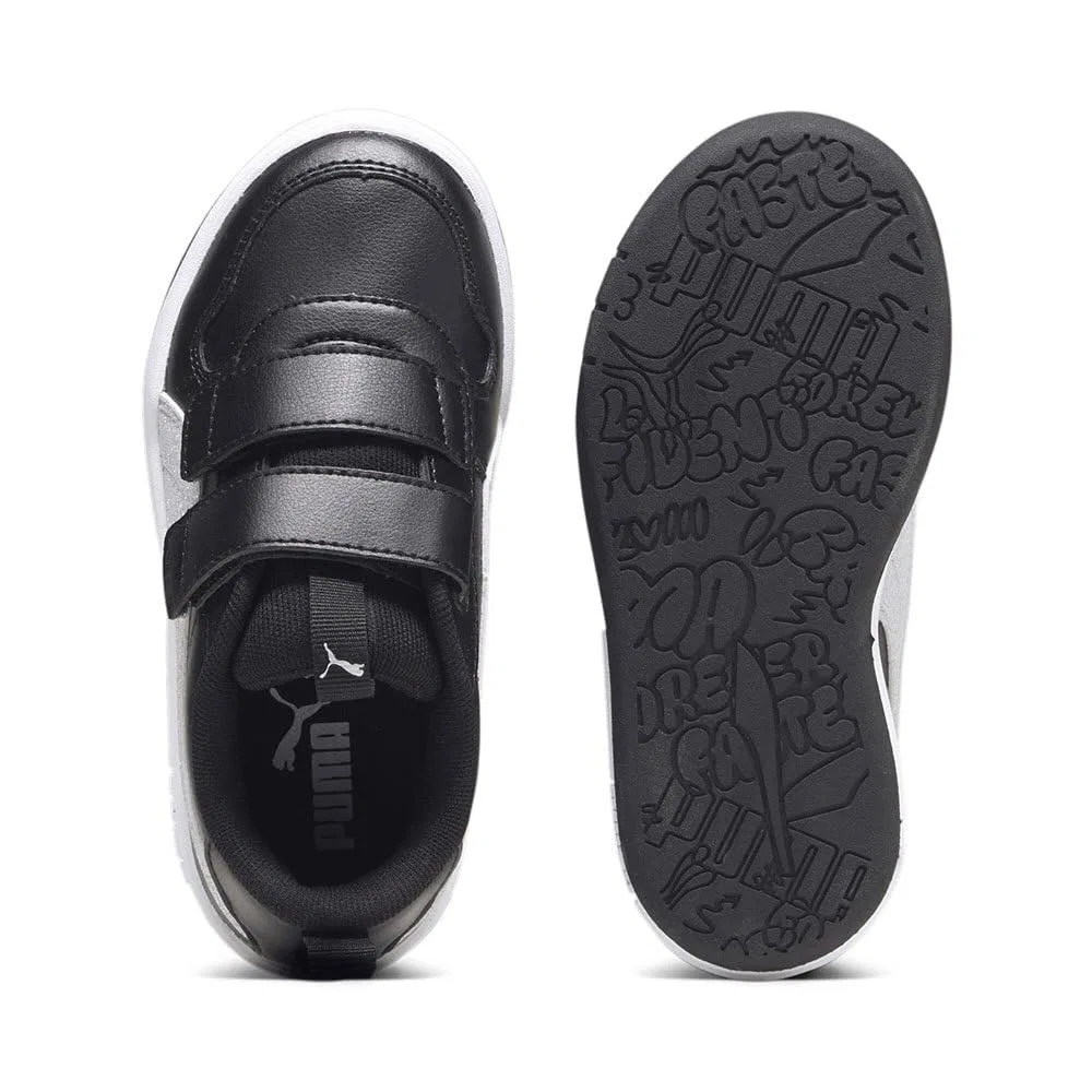 Детские кроссовки для мальчиков с закрытой пяткой Multiflex SL V PS PUMA PUMA Black PUMA Silver — фото 2