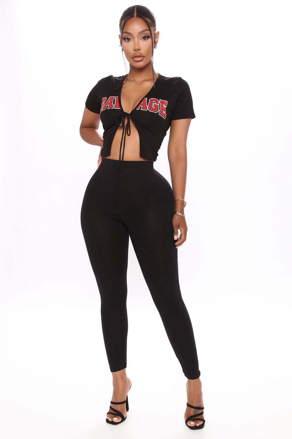 

Леггинсы Fashion Nova 8477FN, черный