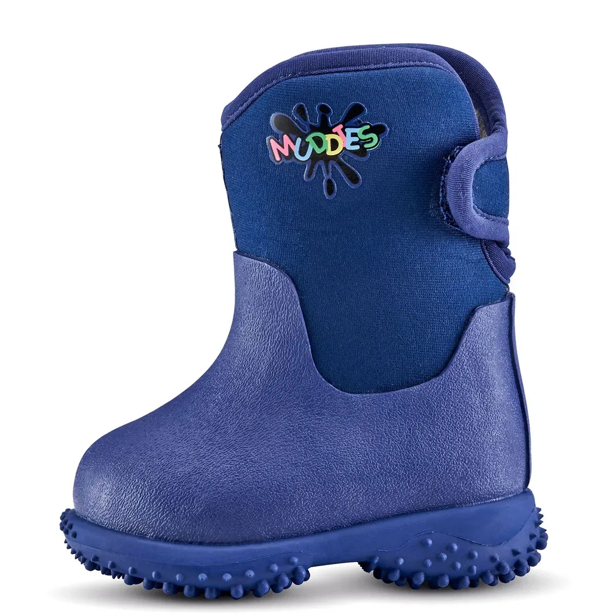 Детские сапоги-веллингтоны с флисовой подкладкой Muddies puddle Grubs Boots, Blue — фото 2