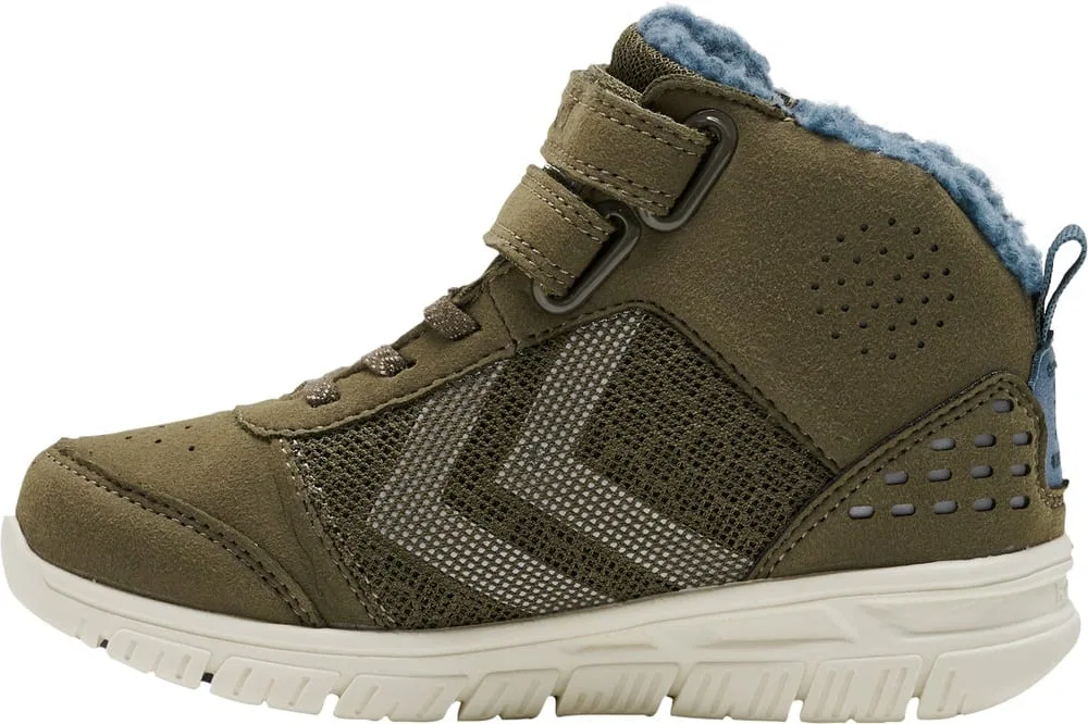 Сапоги резиновые зимние Crosslite Winter Mid Tex Jr Hummel, зеленый — фото 3