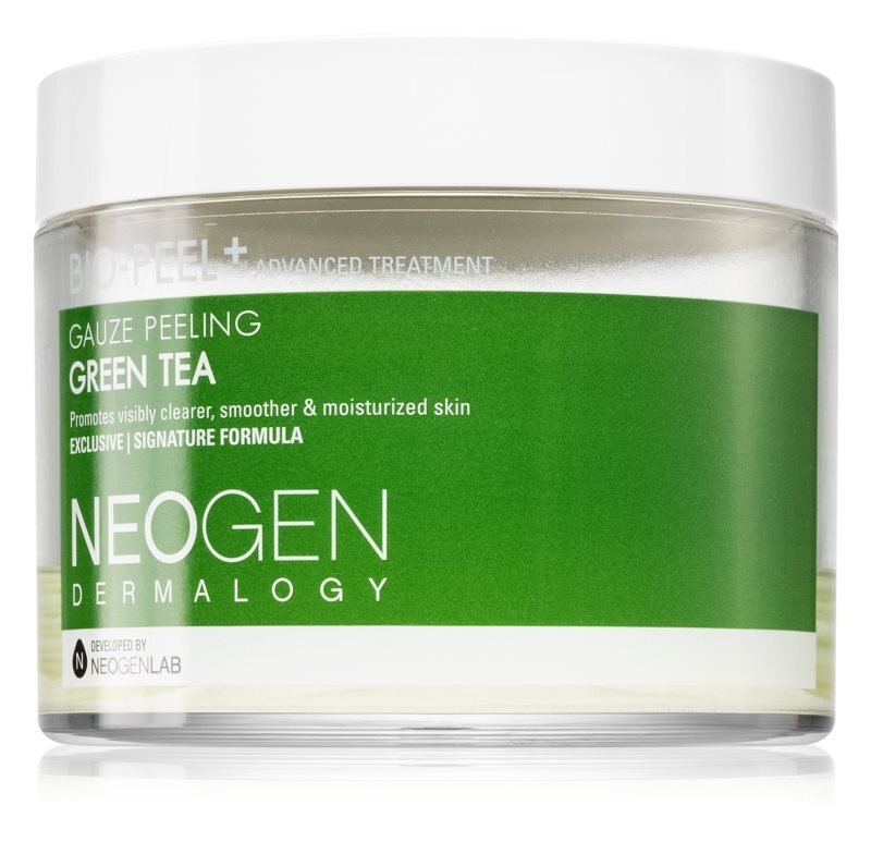 

Отшелушивающие салфетки для лица для осветления и увлажнения Neogen Dermalogy Bio-Peel+ Gauze Peeling Green Tea