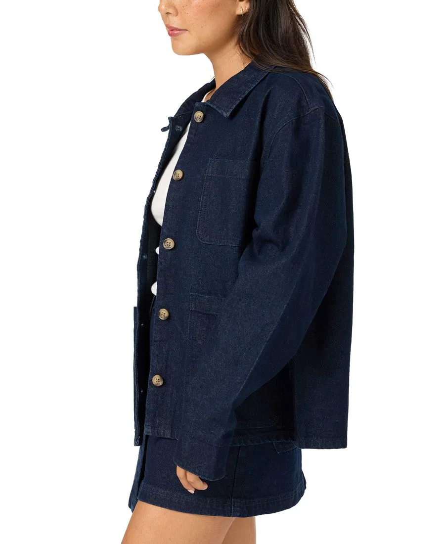 Джинсовая куртка без подкладки Og Chance Denim O'Neill, Dark Indigo Wash — фото 4