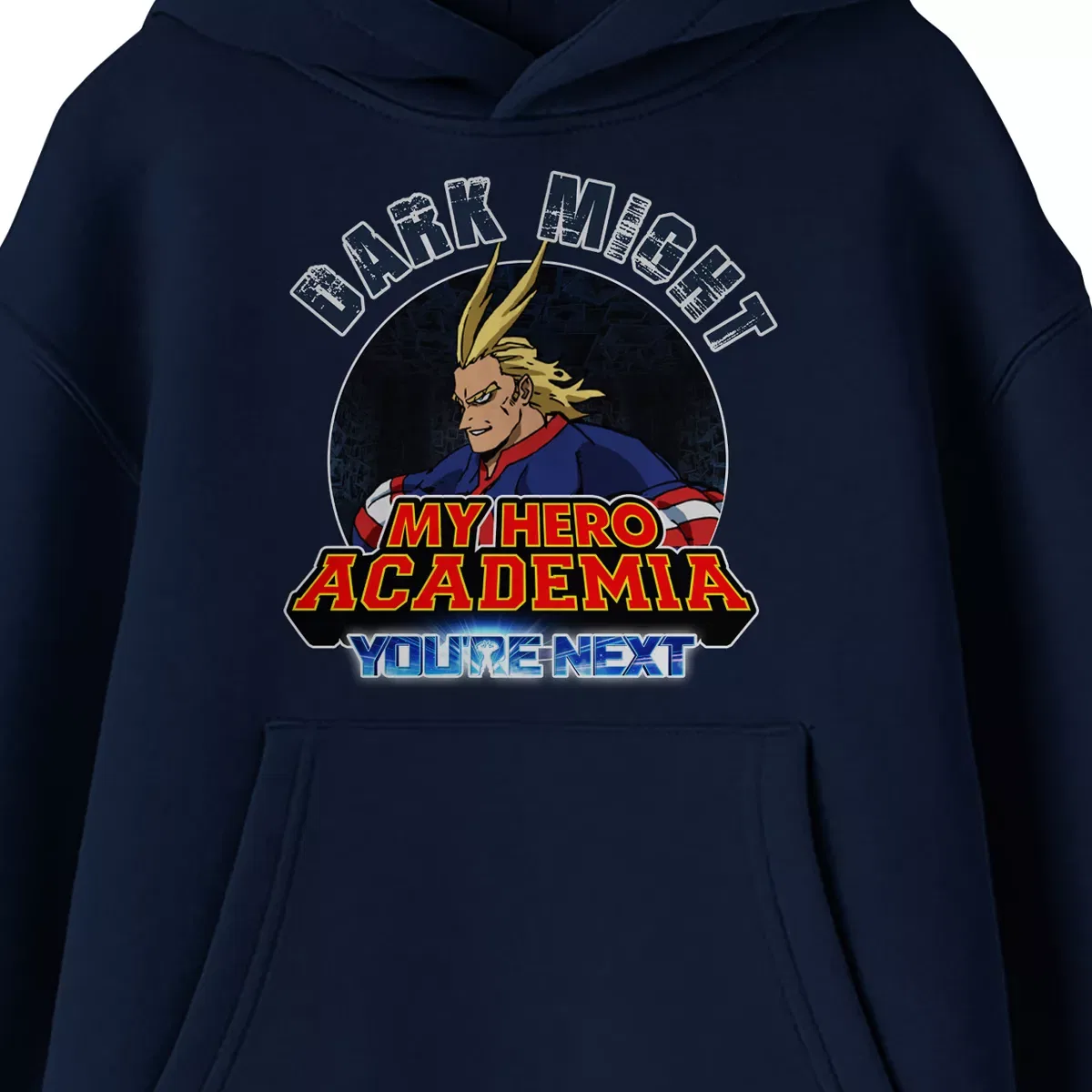 Детская футболка с длинным рукавом Dark Might My Hero Academia, Navy — фото 2