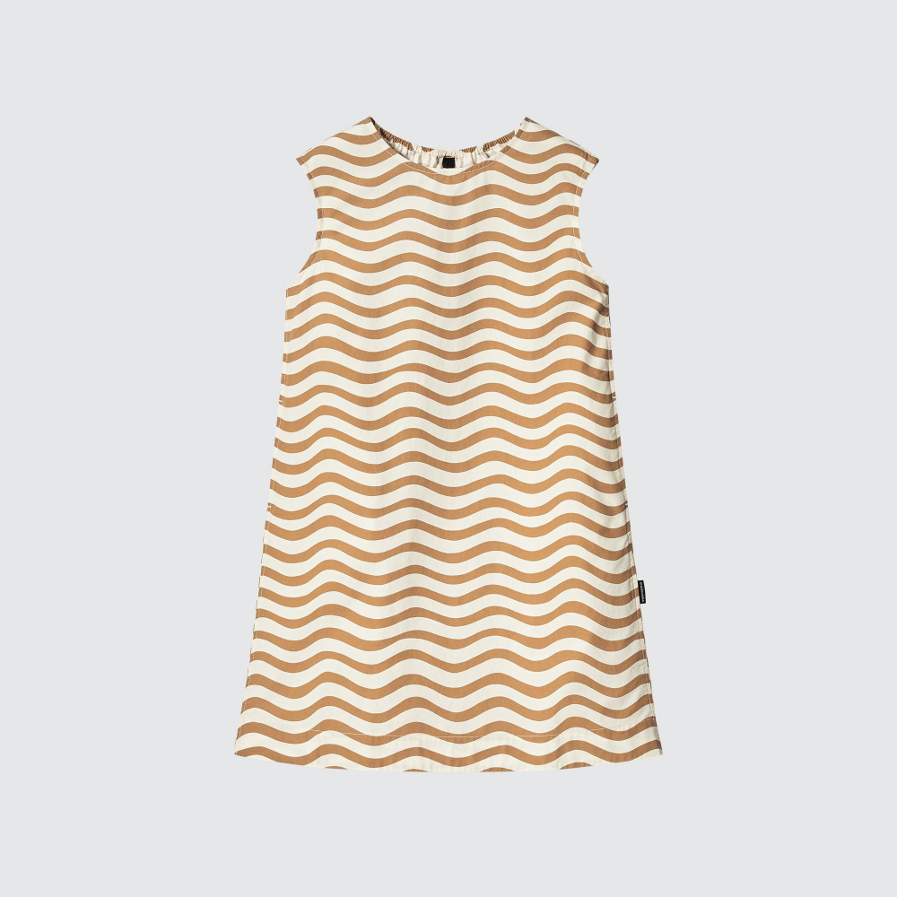 

Платье Uniqlo х Marimekko Sleeveless Lirina, бежевый