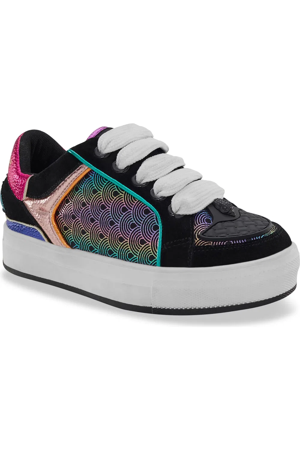 Кроссовки детские с низким профилем Mini Southbank Kurt Geiger London, Black Multi