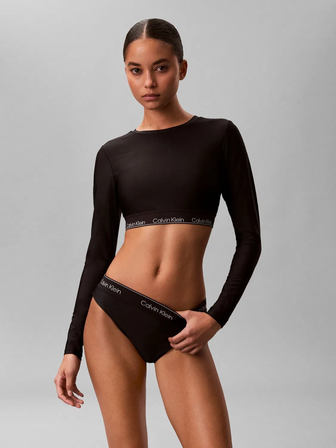 Бикини трусы Calvin Klein Black, черный