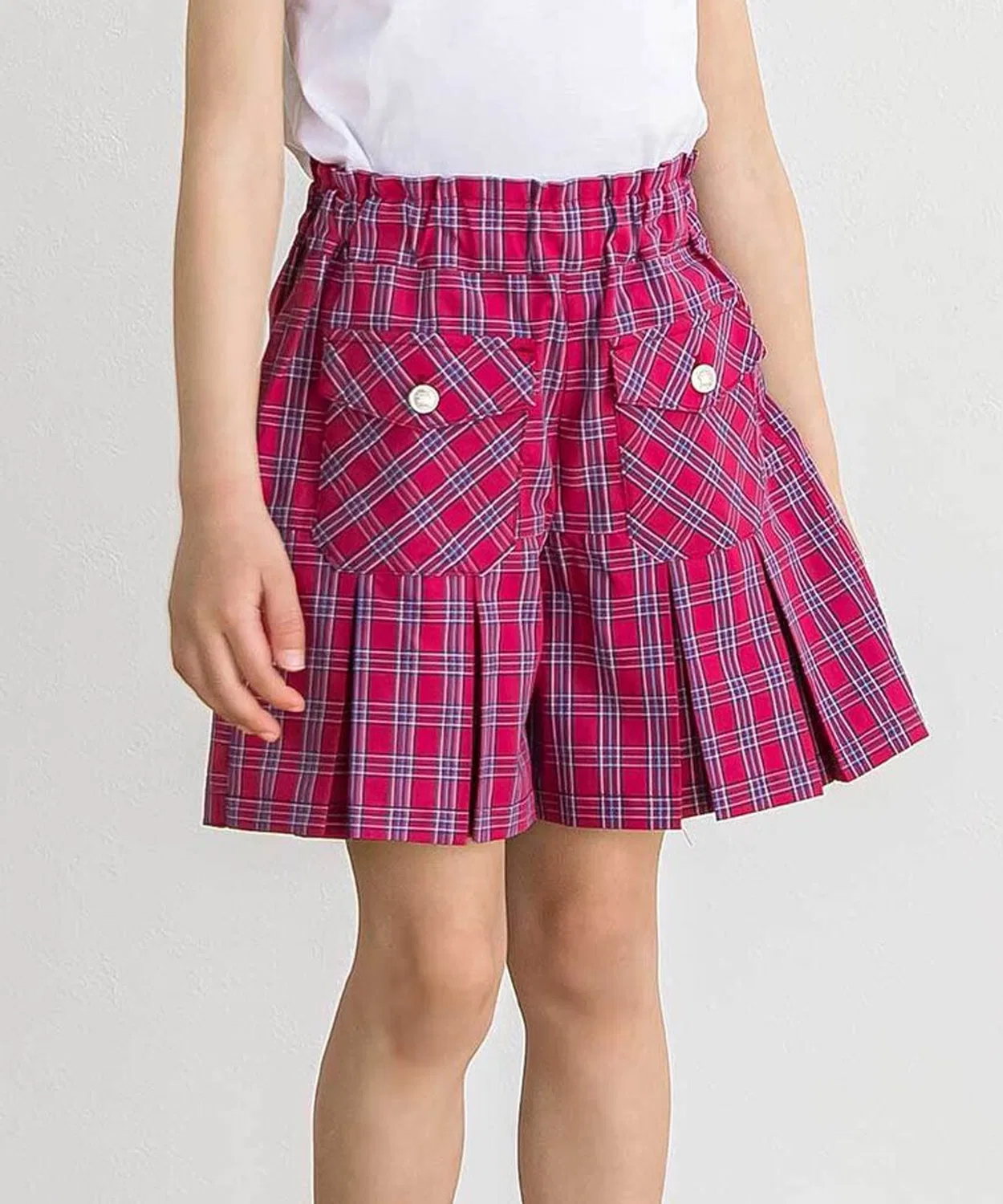 Детские шорты-юбка с принтом BeBe Petits Pois Vert, Pink