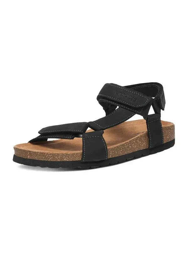 Сандалии кожаные Sandals boy Lasocki Young black, черный — фото 2