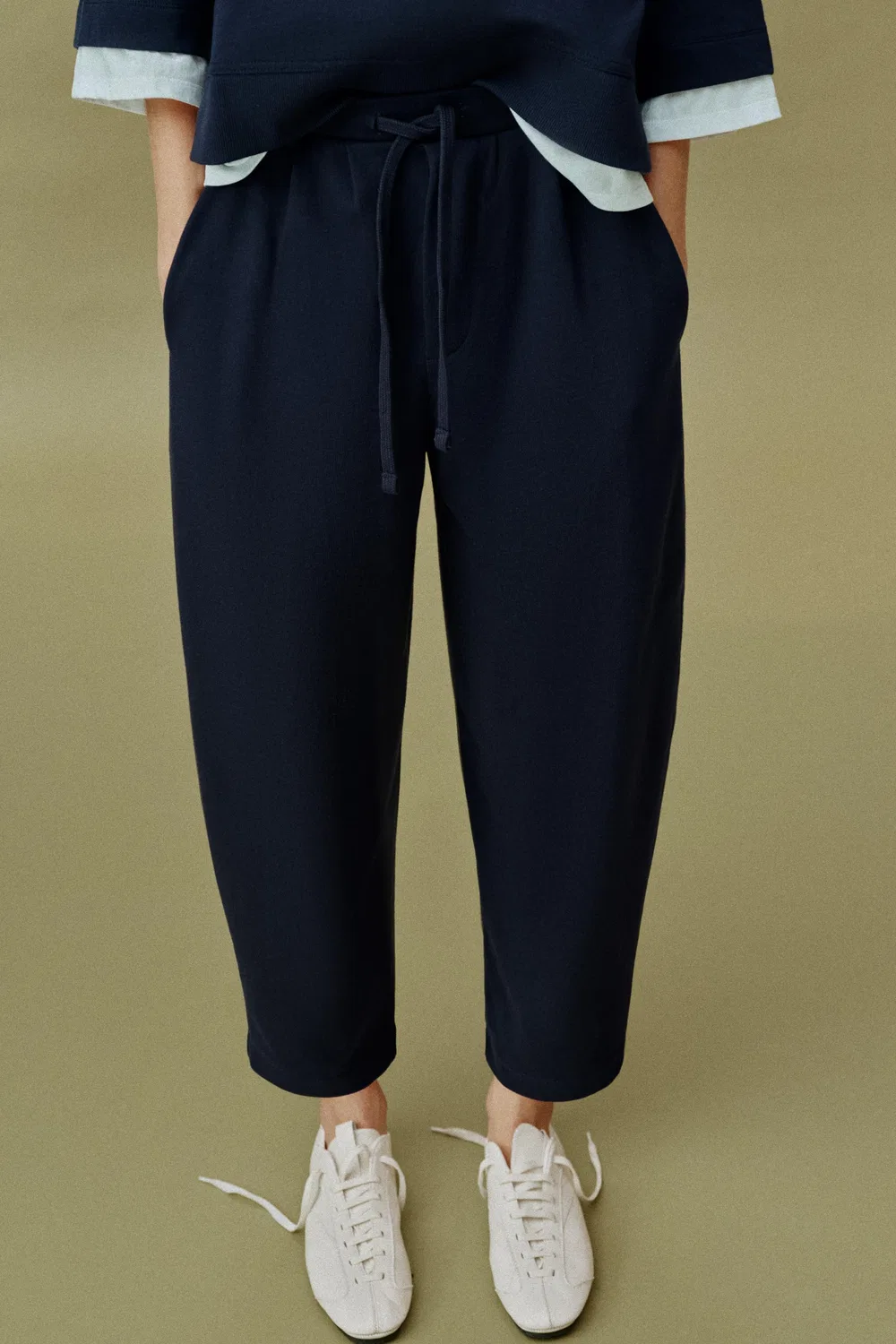 ШТАНЫ-ПОДВЕСКИ ZARA, Navy Blue — фото 2