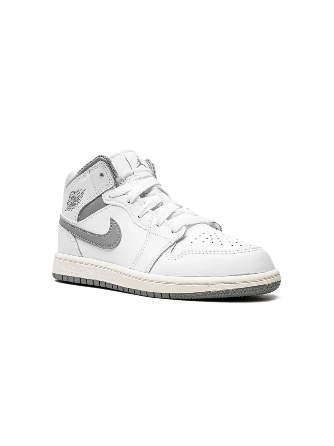 Кроссовки Jordan 1 Mid "Stealth", белый