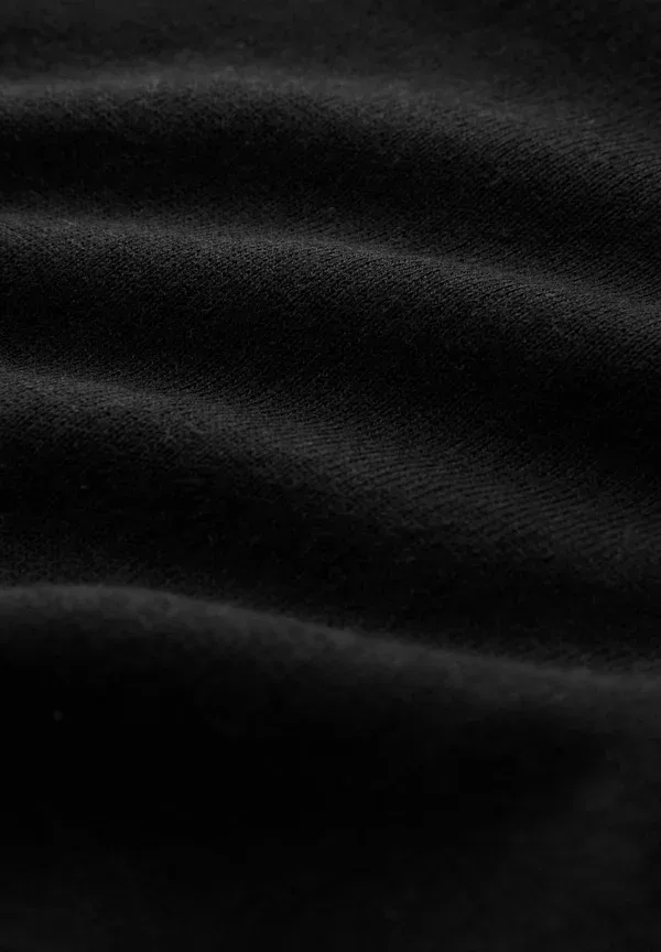 Джемпер из хлопка и вискозы Tall fit - soft touch long sleeve crew neck jumper Next, черный — фото 3